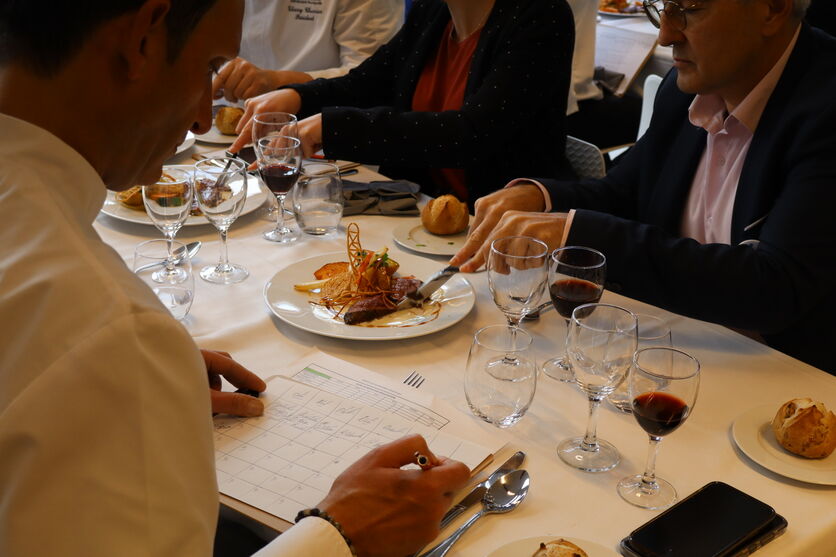 Dégustation des plats